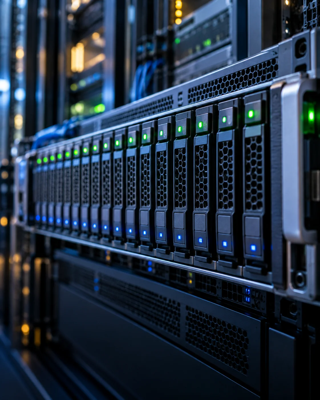 Enterprise storage array with drive bays